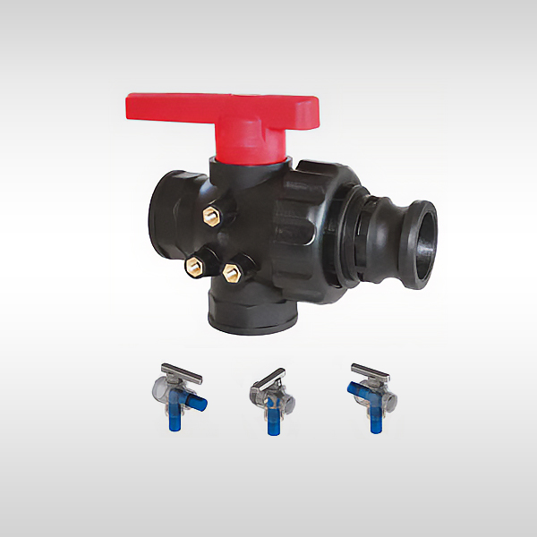 3 way ball valve (with camlock connection)